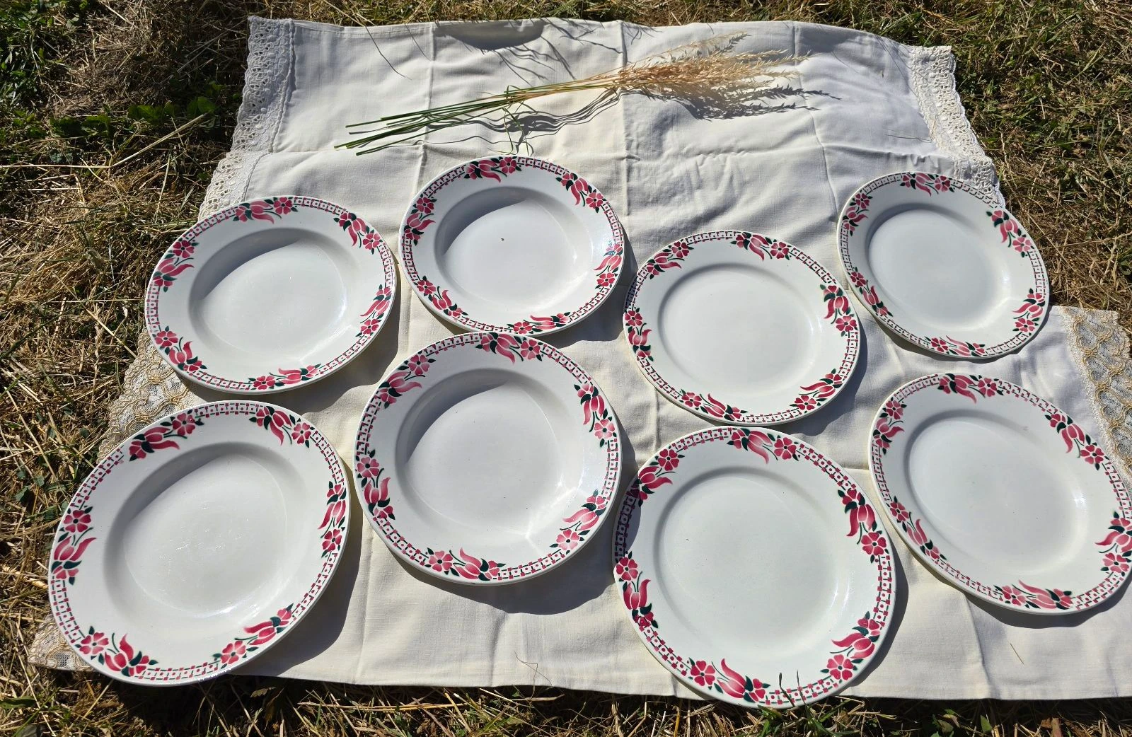 Juego de 8 platos Ceranord modelo Roubaix vajilla antigua – photo 6